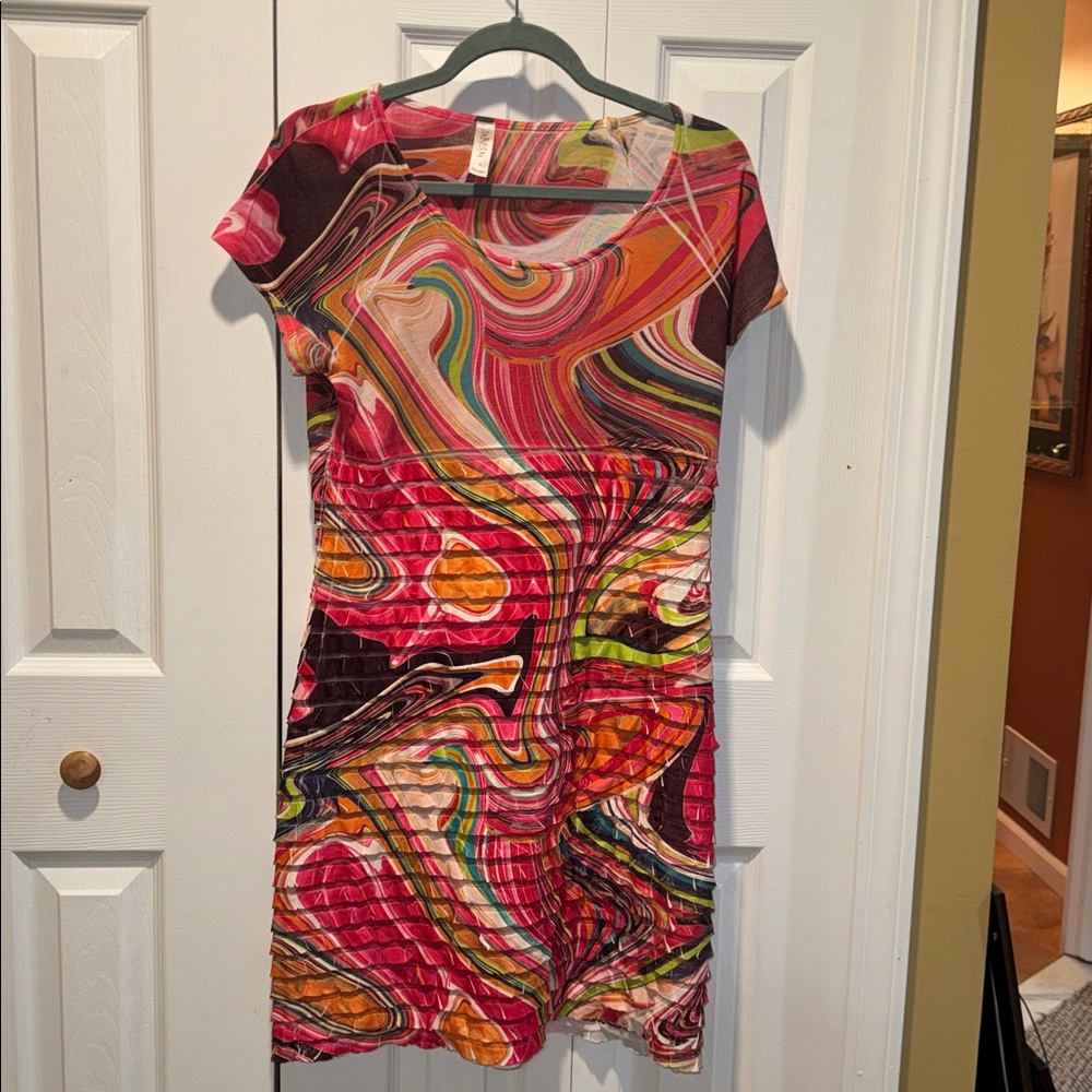 Cubism Marble Pink Dress NWOT